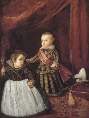 Diego Velazquez Le Prince Baltasar Carlos avec son nain (df02)